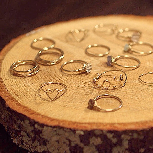 simple-gold-rings-stacking-love-heart-rings-atlanta